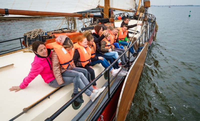 Ihr Familientag auf einem traditionellen Segelschiff